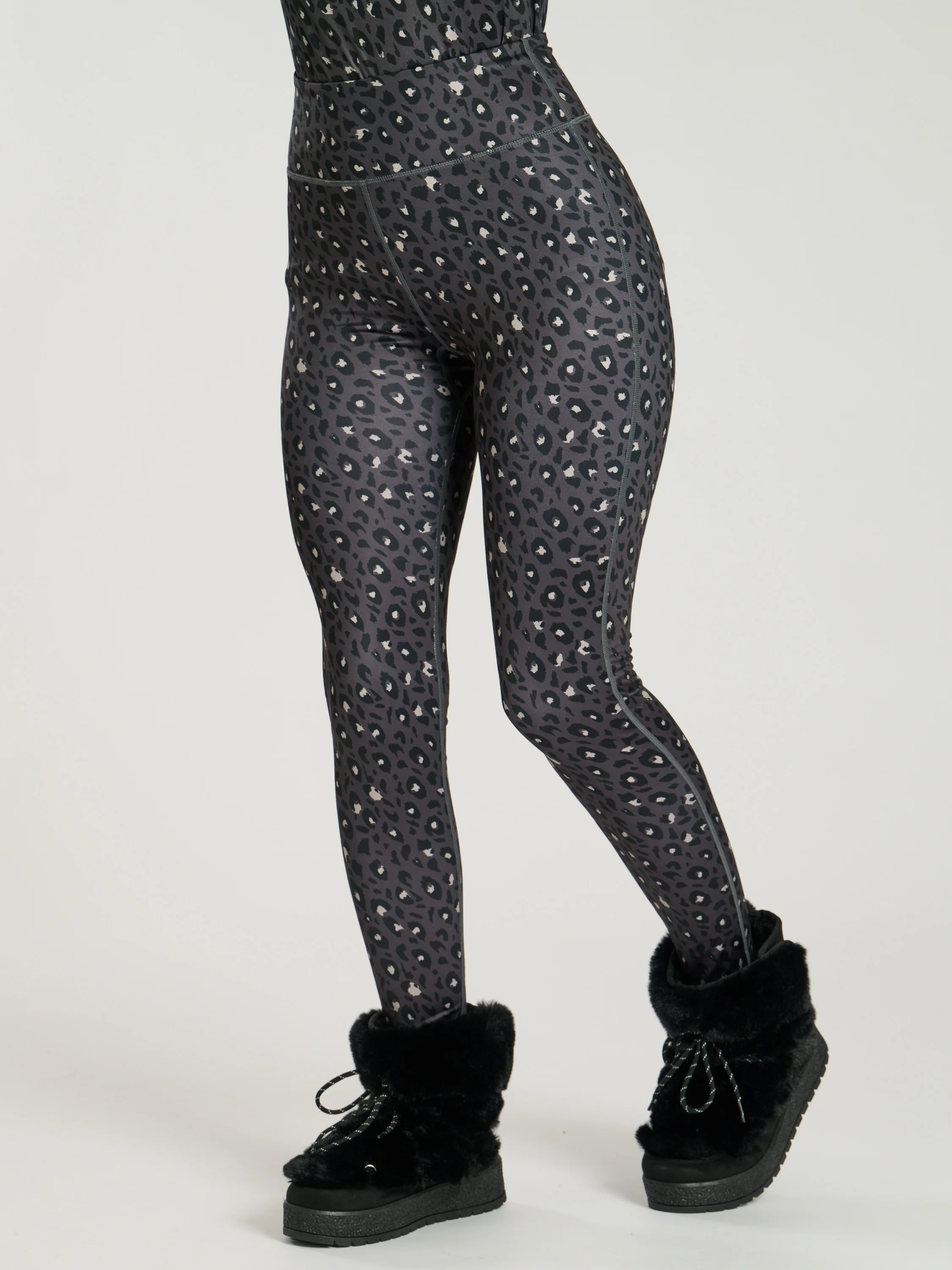 Alpine Legging in Black Leopard - Image 4