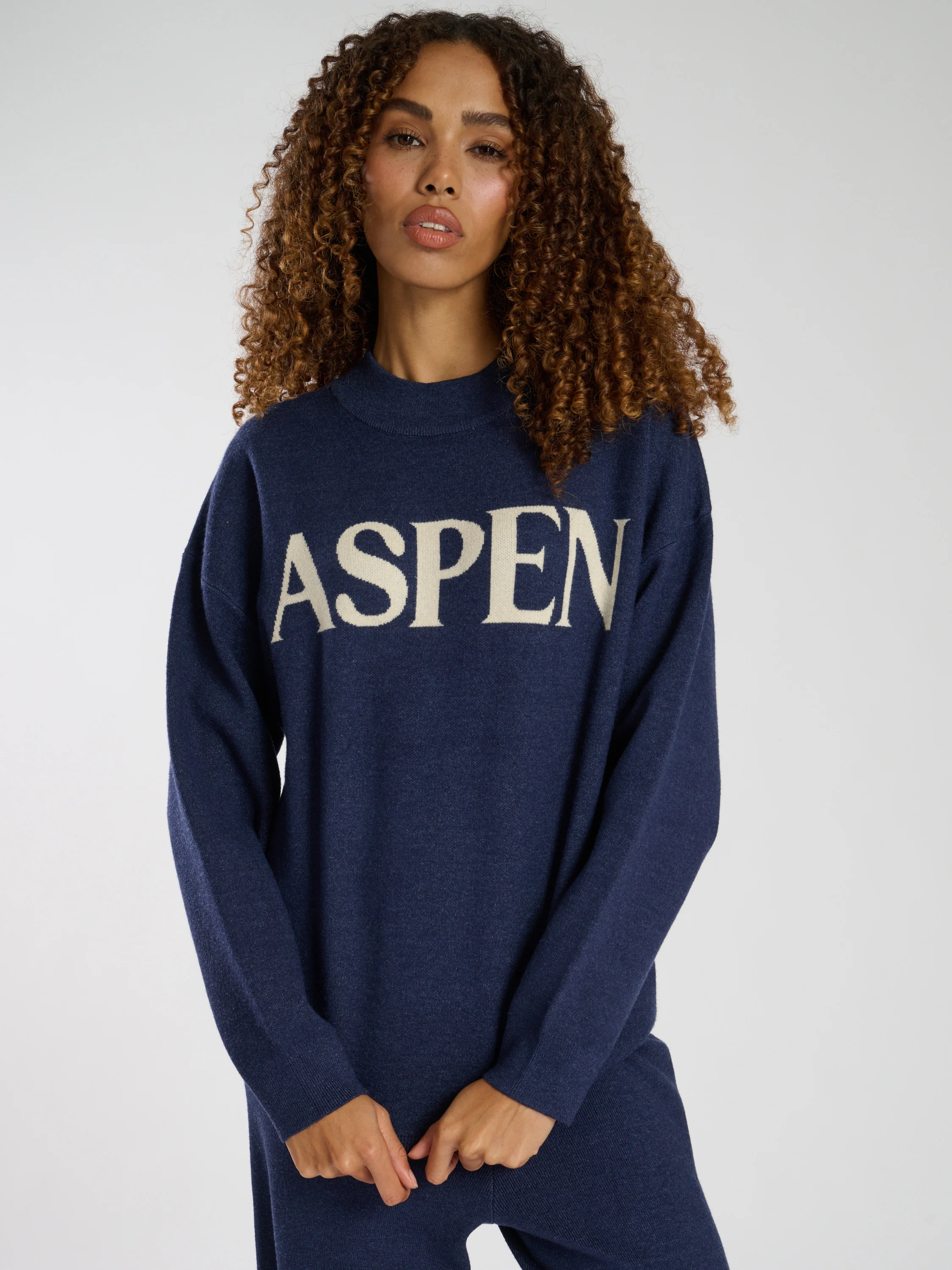 Content Aspen Jumper in Navy - Image 2