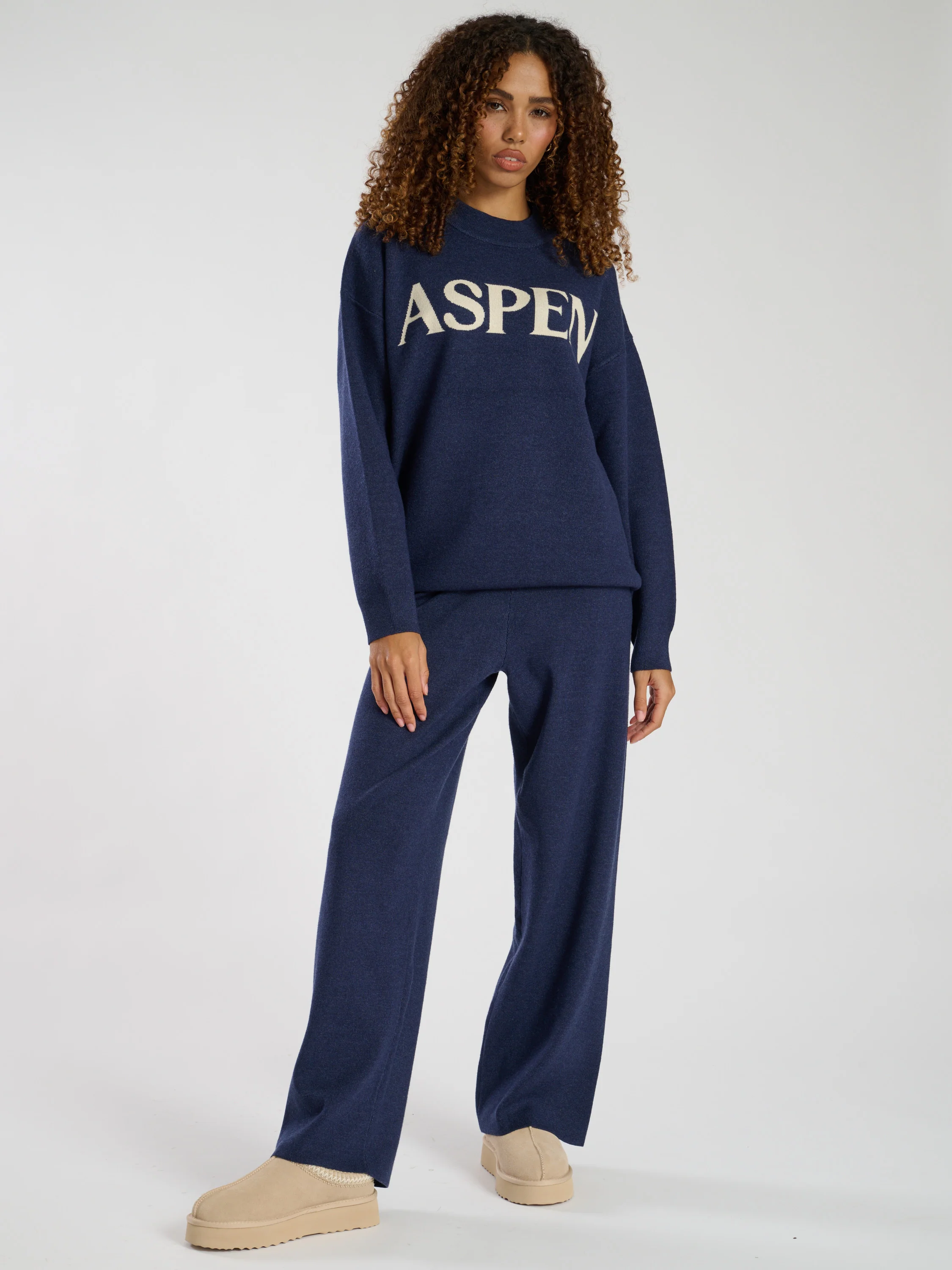 Content Aspen Jumper in Navy - Image 3
