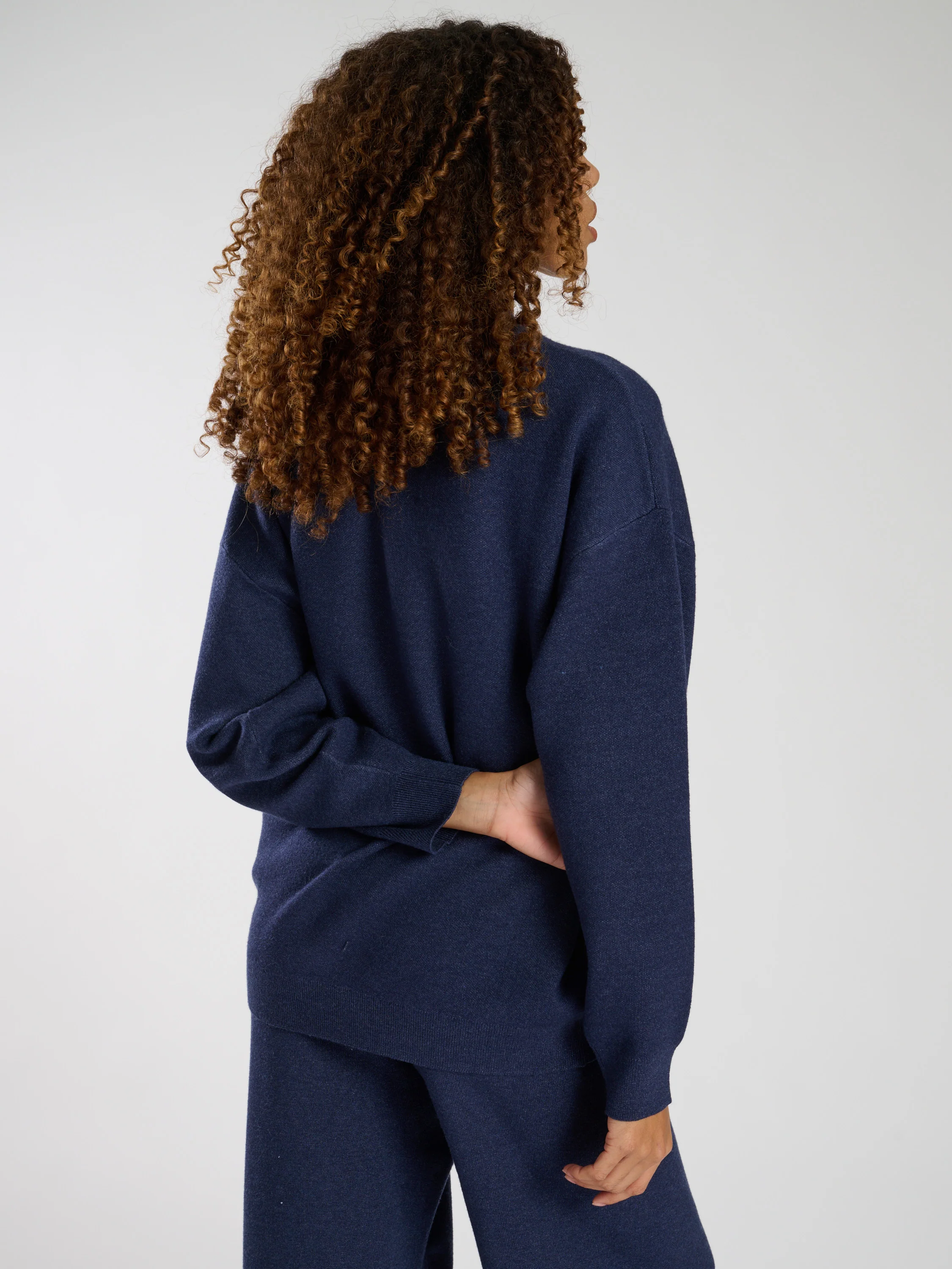 Content Aspen Jumper in Navy - Image 6