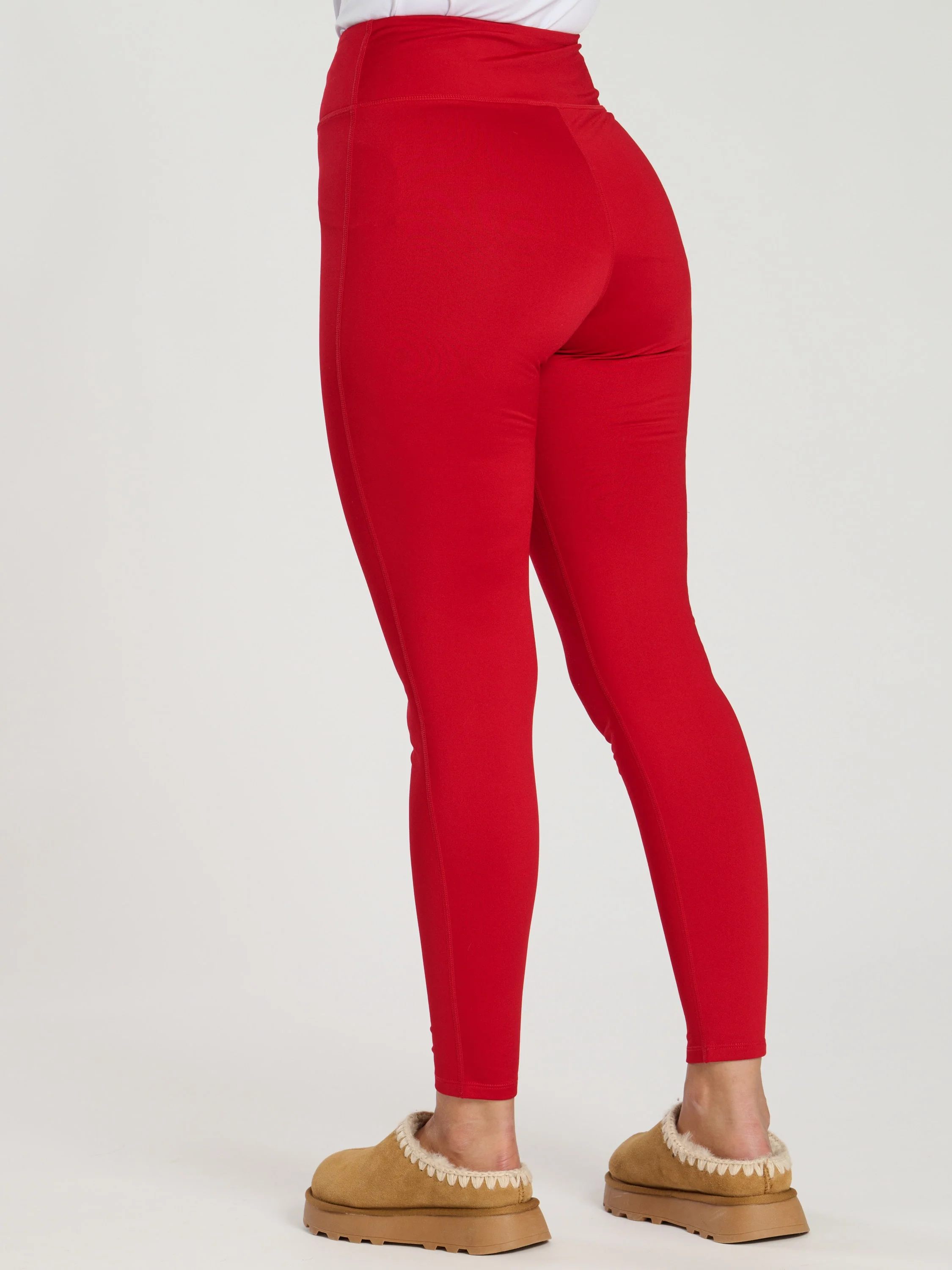 Alpine Base Layer Legging in Cherry - Image 4
