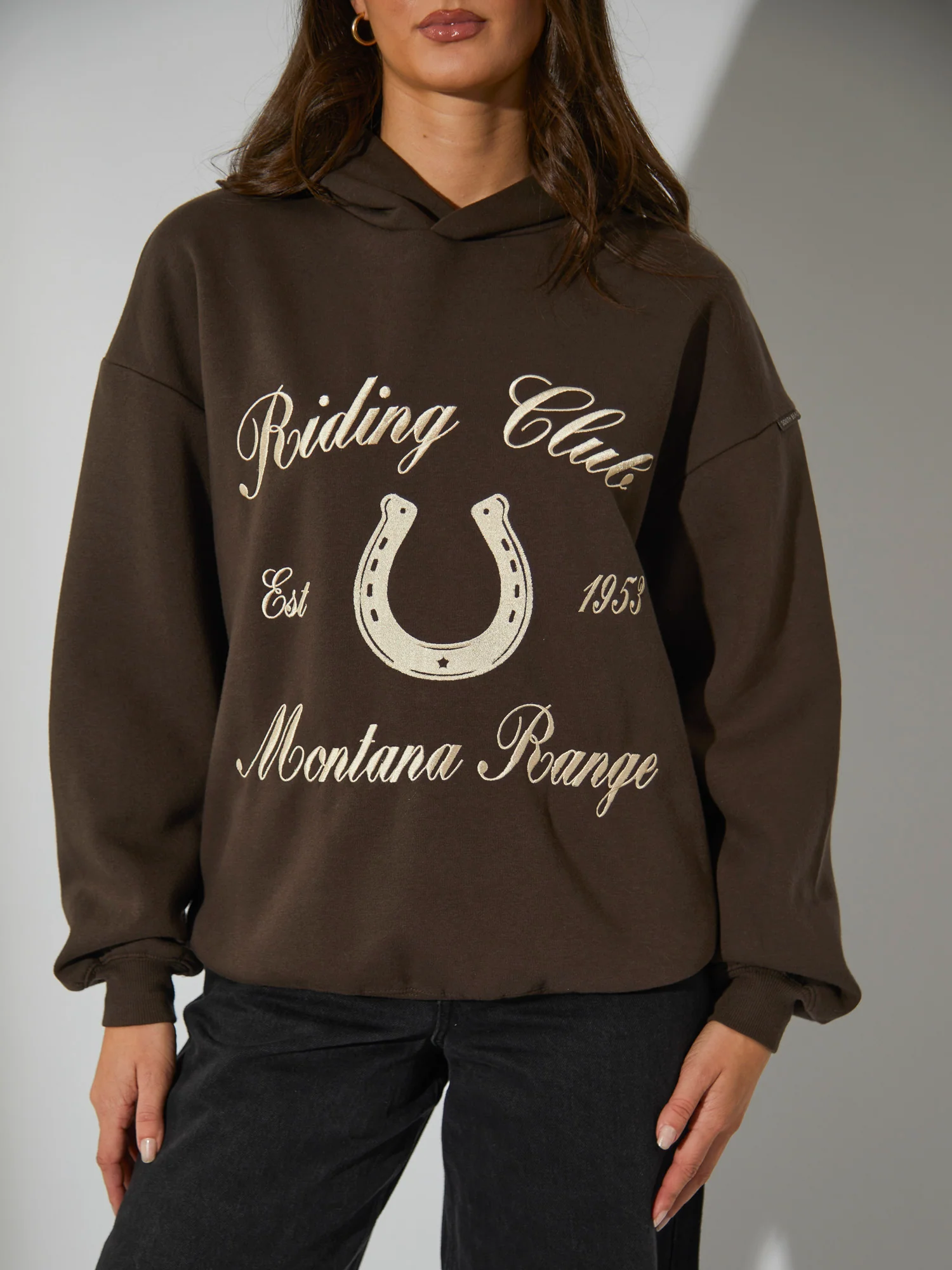 Core Riding Hoodie in Brown - Image 5