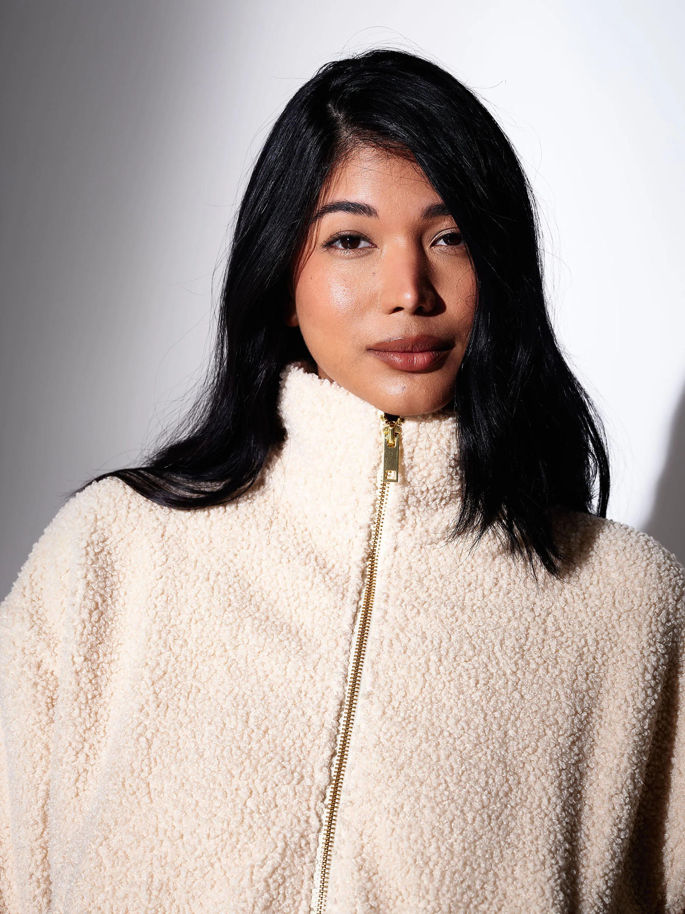 Storm Cropped Jacket in Cream - Image 4