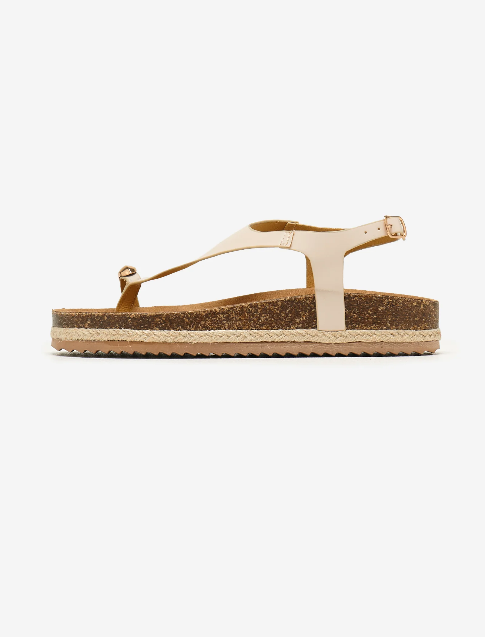 Cream Toe Loop Espadrilles - Image 5