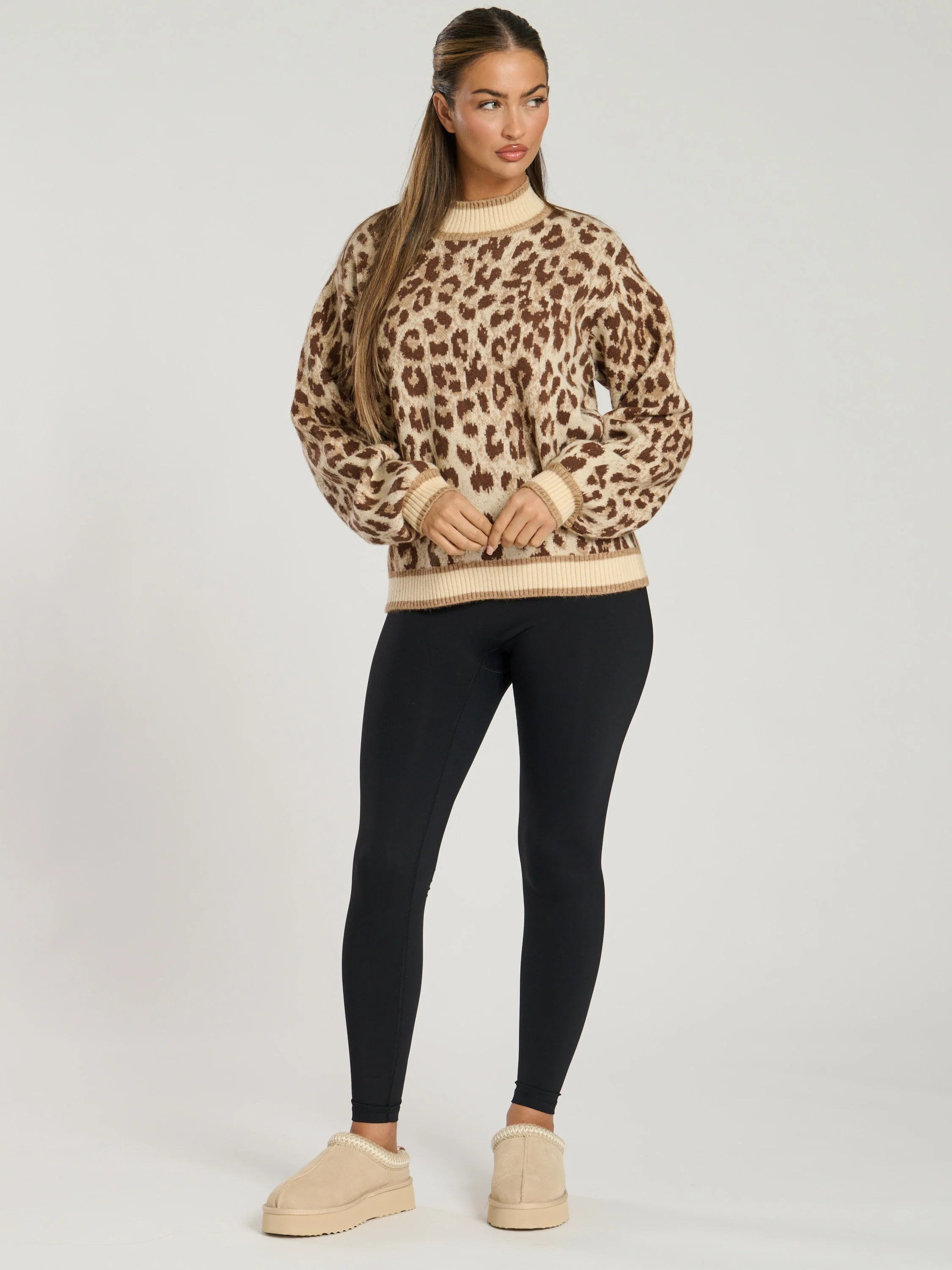 Lodge Jumper in Leopard - Image 5