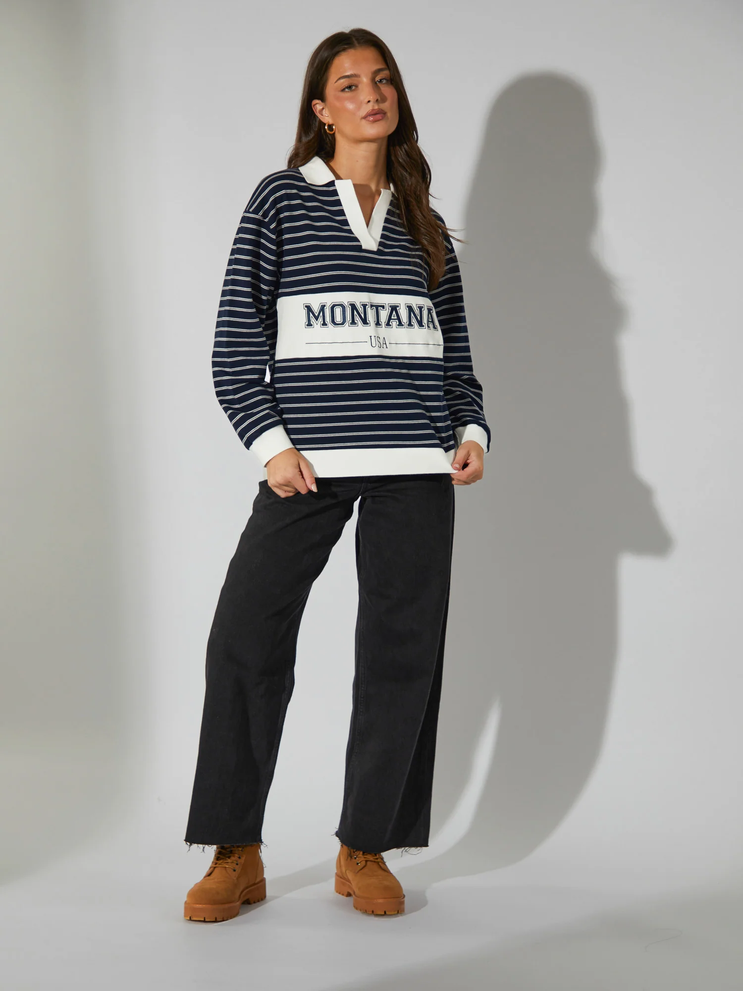 Montana Striped Rugby Shirt - Image 3