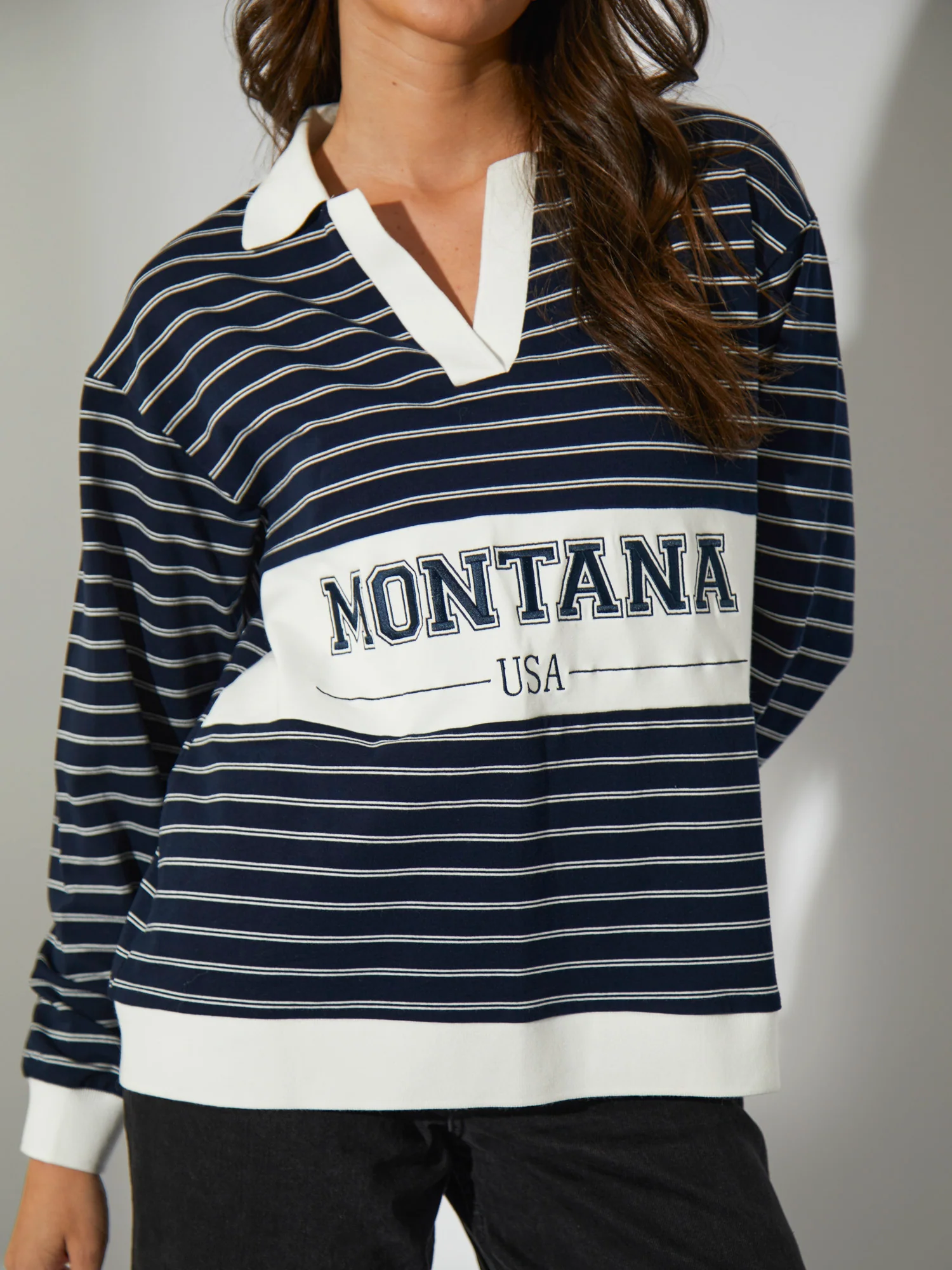 Montana Striped Rugby Shirt - Image 4