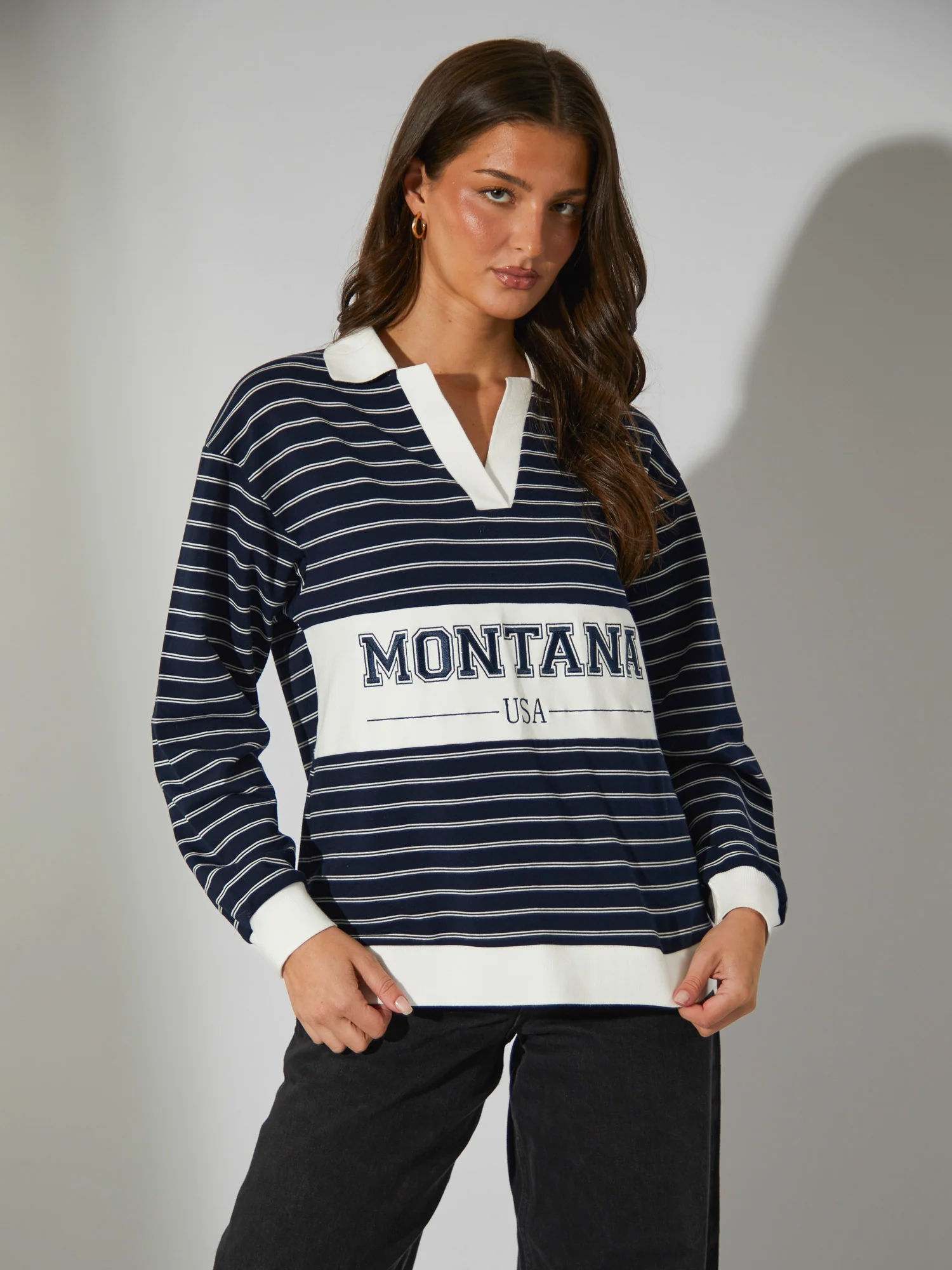 Montana Striped Rugby Shirt - Image 5
