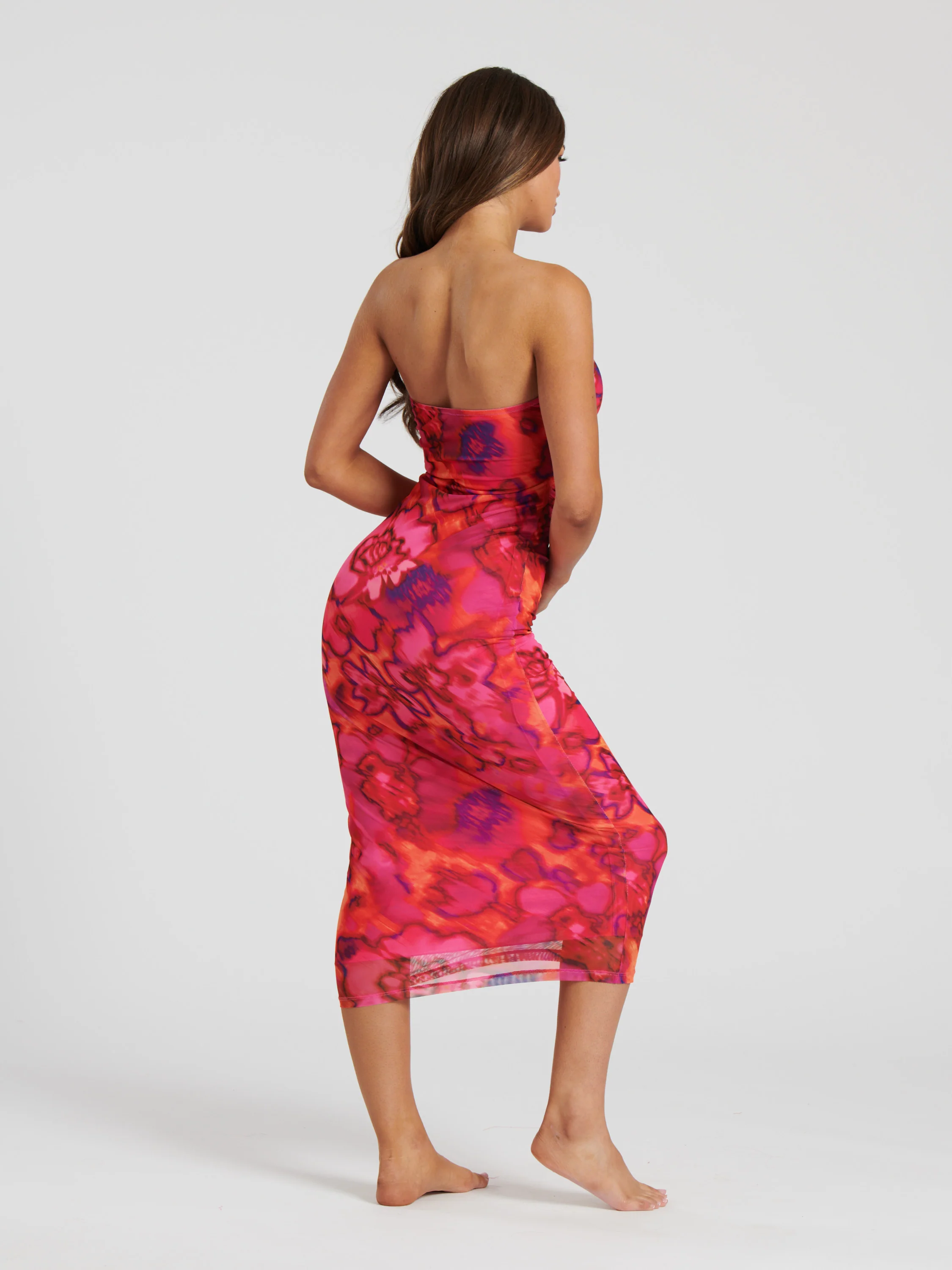 Sunkissed Soirée Multiway Dress in Raspberry - Image 3