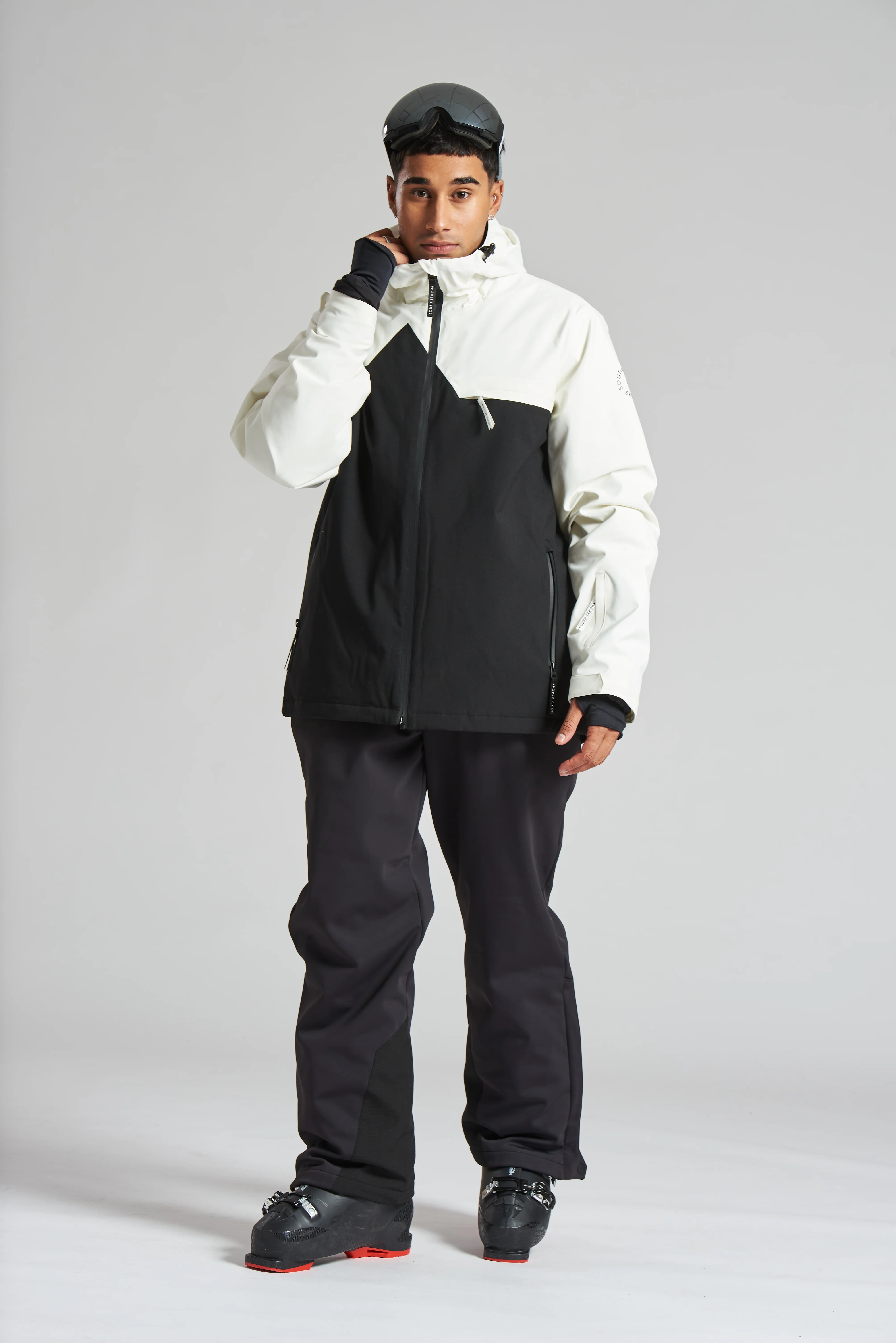 Men's Ski Mountain Jacket in Monochrome - Image 3