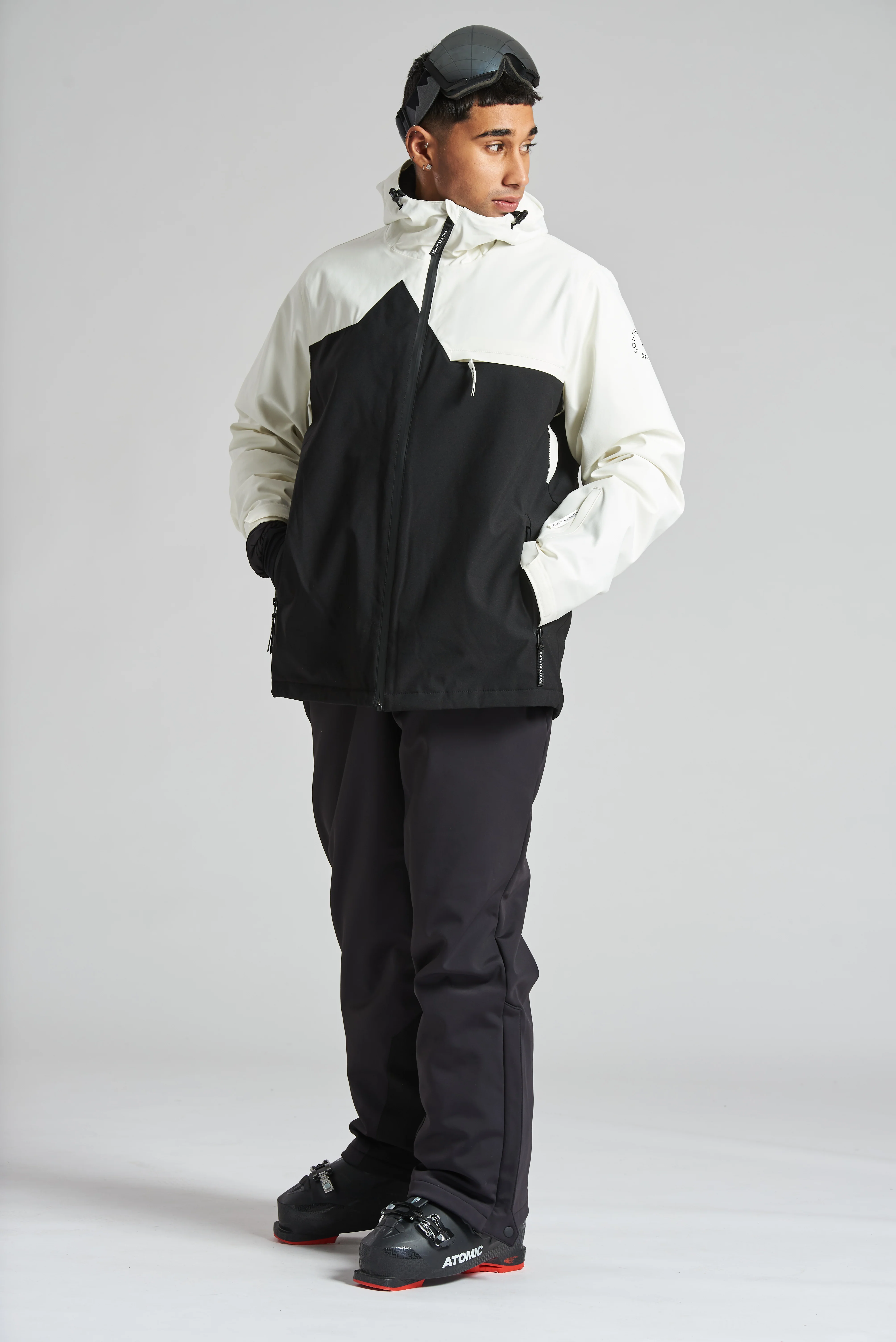 Men's Ski Mountain Jacket in Monochrome - Image 4