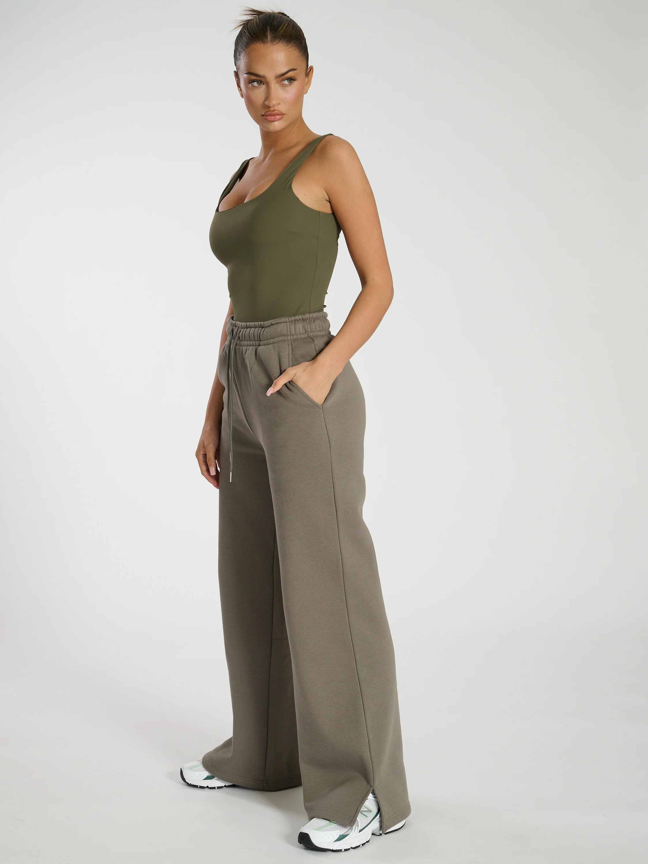 Off Duty Joggers in Khaki - Image 5